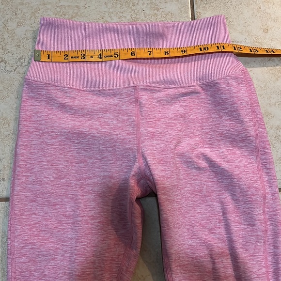 ALO Yoga Alosoft High Waisted Lounge Leggings Parisian Pink Heather Size Small - Picture 7 of 16